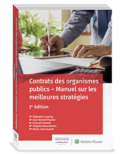 Contrats des organismes publics - Manuel sur les meilleures stratégies