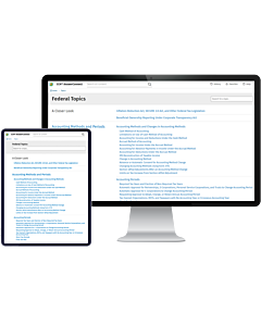 CCH® AnswerConnect Federal - 1 State